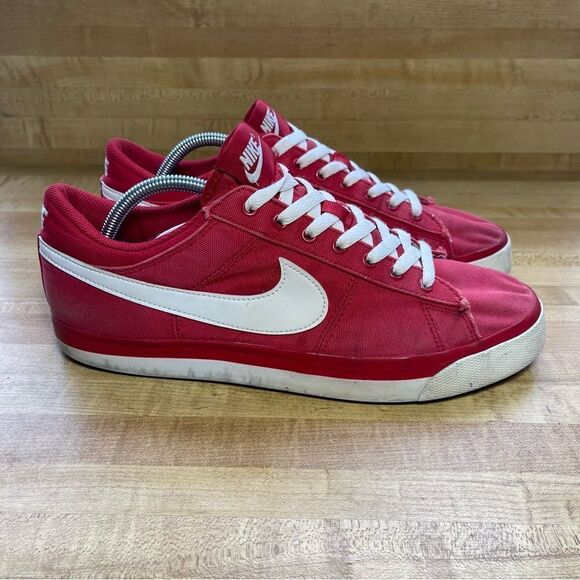 NIKE Match SUPREME TXT Swoosh Mens Size 11 Gym Red / White, 631657-610 - Picture 1 of 7